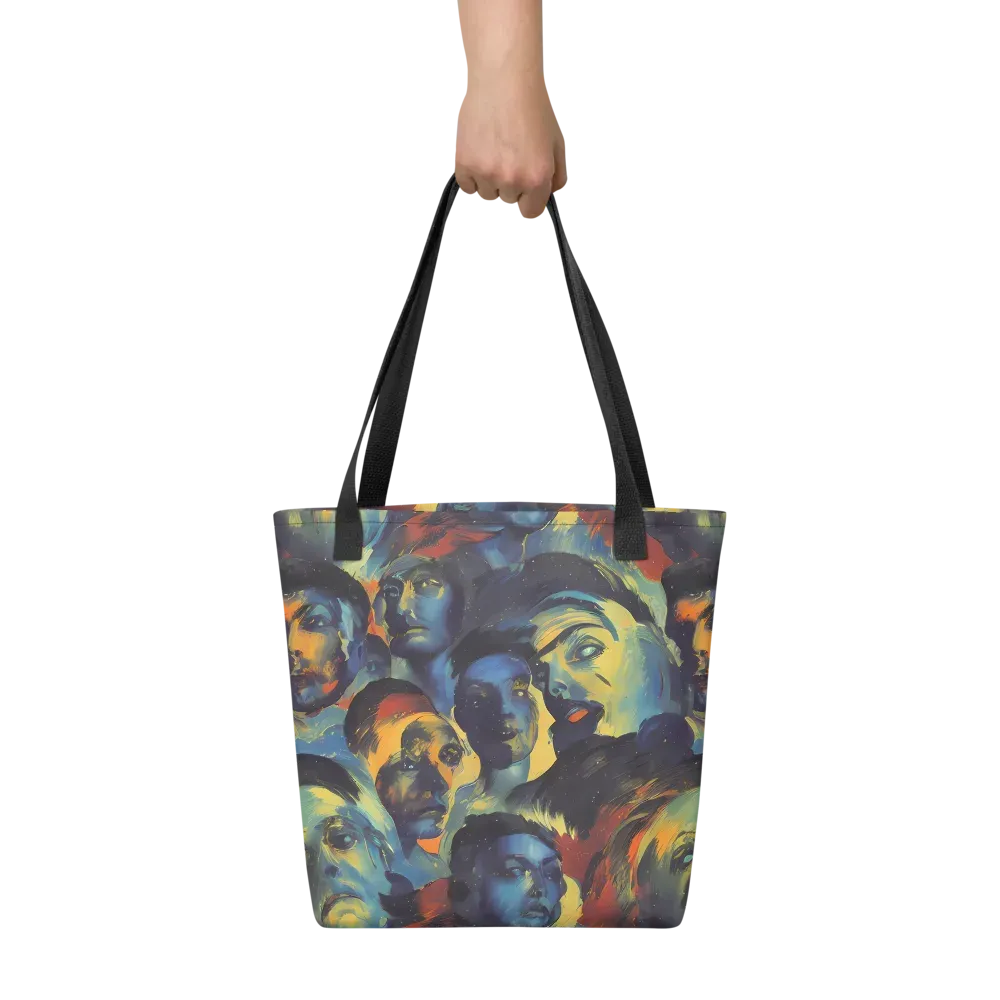 Vivid Visage on Tote Bag — Front