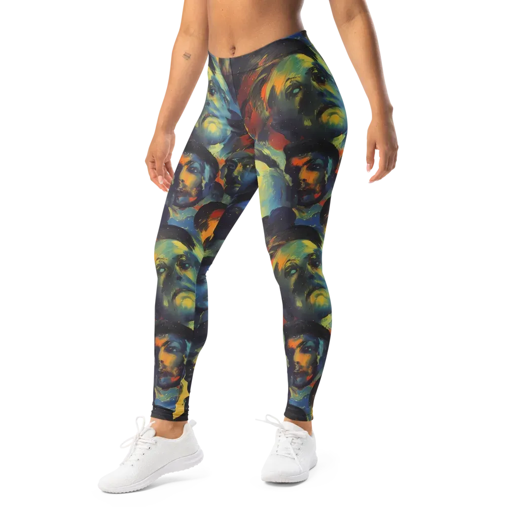 Vivid Visage on Leggings — Left Front
