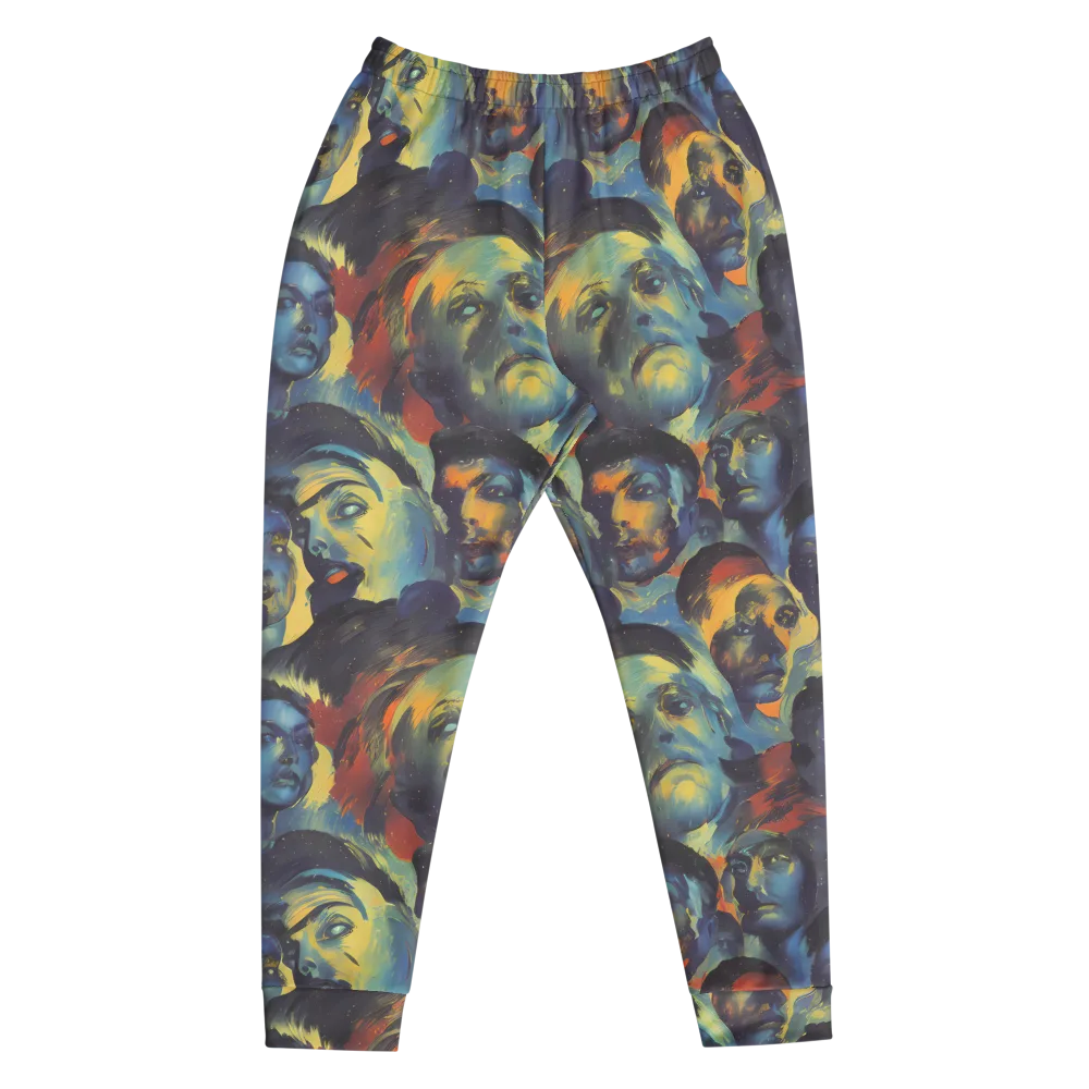 Vivid Visage on Men's Joggers — Front