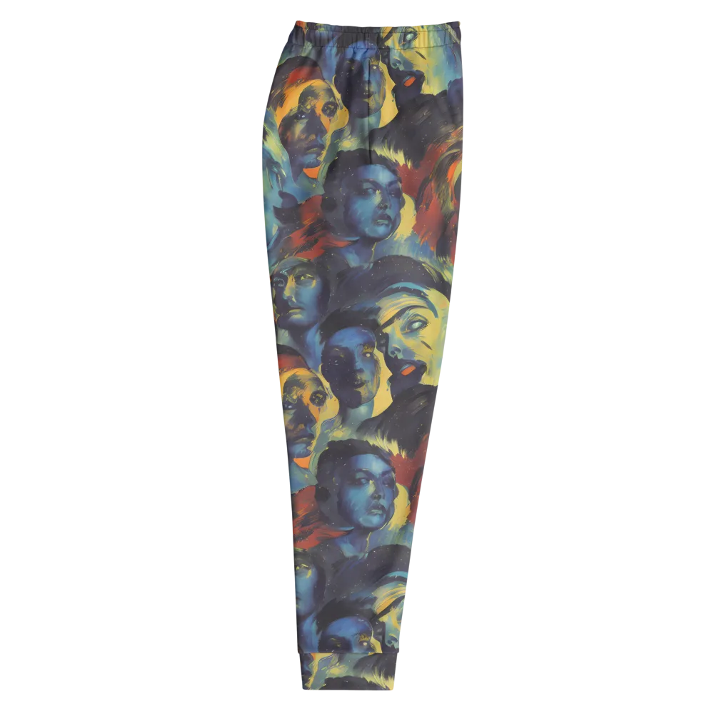 Vivid Visage on Men's Joggers — Right