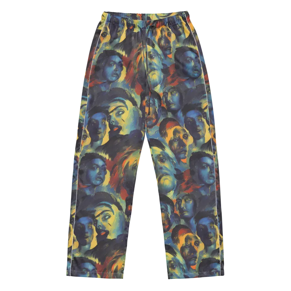 Vivid Visage on Women's Pajama Pants — Front