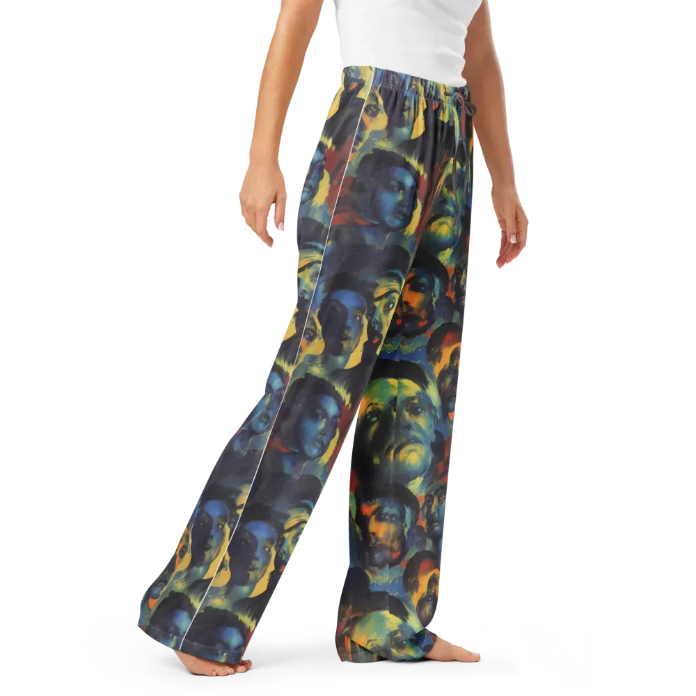 Vivid Visage on Women's Pajama Pants — Right Front