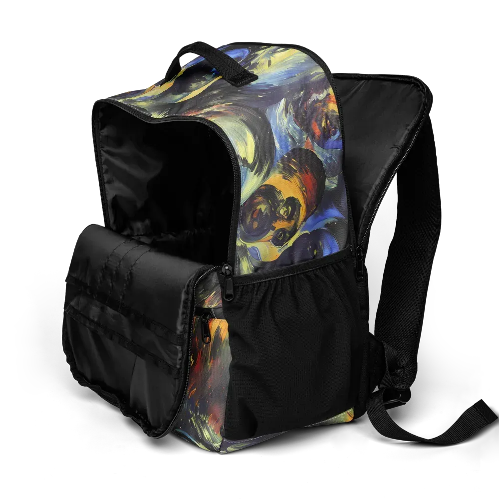 Cosmic Visages on Utility Backpack — Product details 2