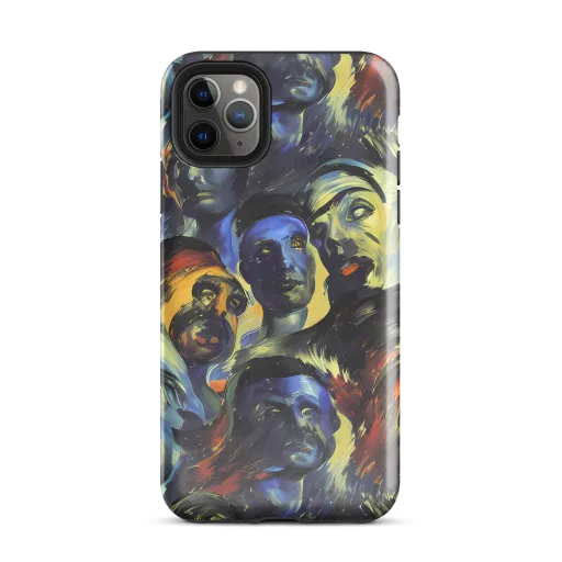 Cosmic Visages on a Tough Case for iPhone®