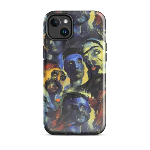 Cosmic Visages on a MagSafe Tough Case for iPhone®