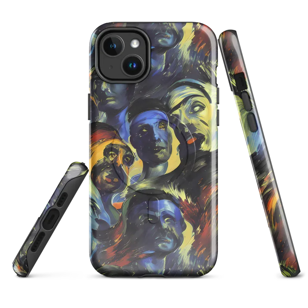 Cosmic Visages on MagSafe Tough Case for iPhone® — Front