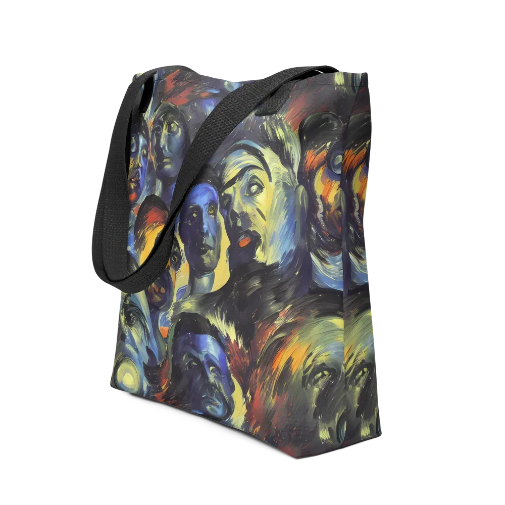 Cosmic Visages on Tote Bag — Front
