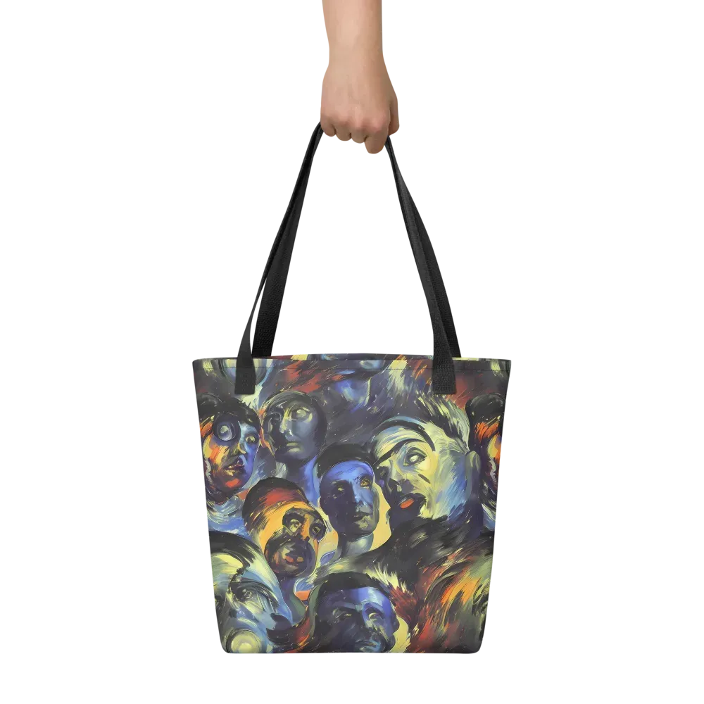 Cosmic Visages on Tote Bag — Front
