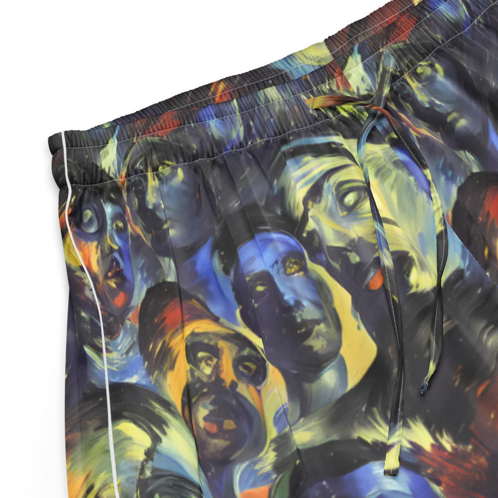 Cosmic Visages on Women's Pajama Shorts — Product details