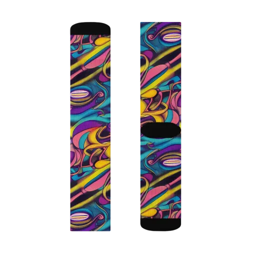 Pre-Raphaelite Wave on a Socks