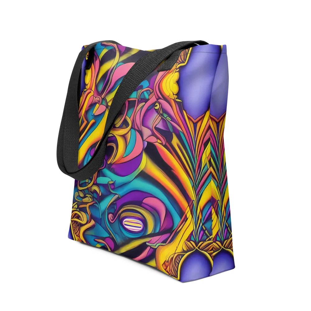 Pre-Raphaelite Wave on Tote Bag — Front