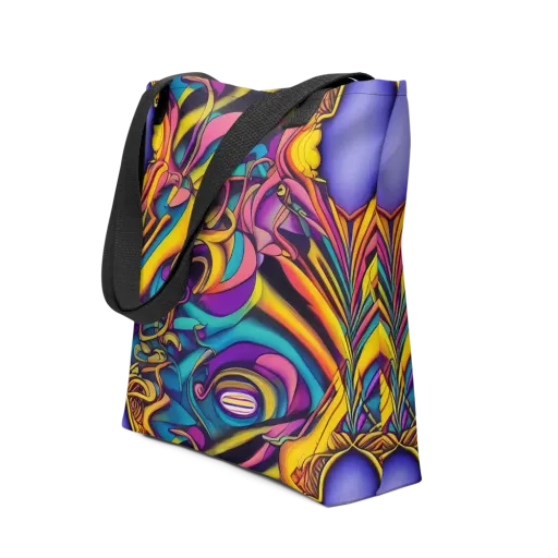 Pre-Raphaelite Wave on a Tote Bag