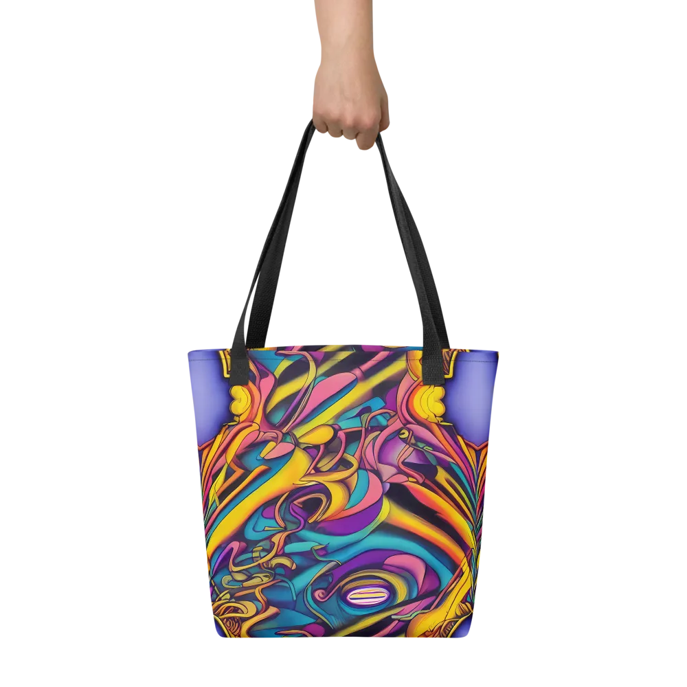 Pre-Raphaelite Wave on Tote Bag — Front