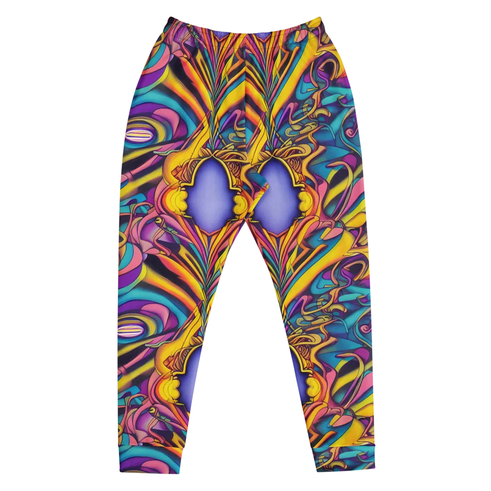 Pre-Raphaelite Wave on Men's Joggers — Front