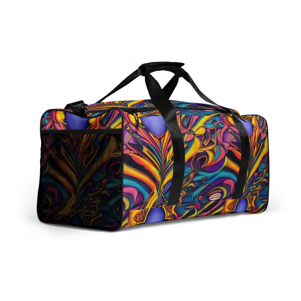 Pre-Raphaelite Wave on Duffle Bag — Right Front