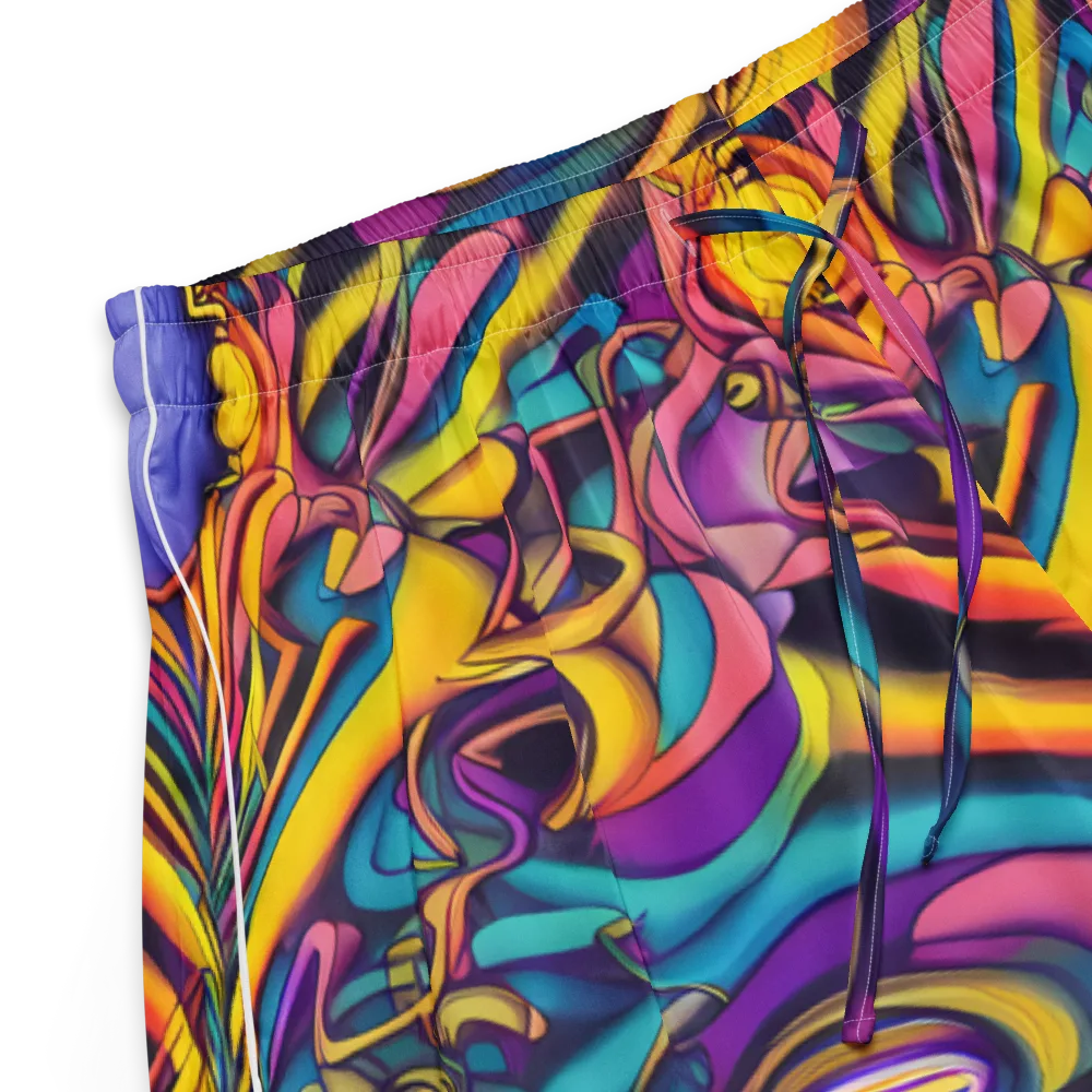 Pre-Raphaelite Wave on Women's Pajama Shorts — Product details