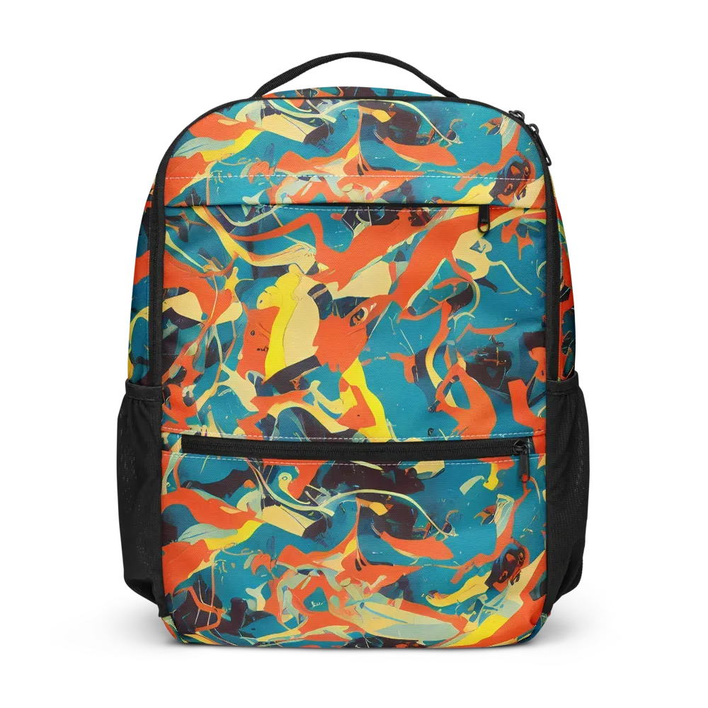 Abstract Tango on Utility Backpack — Front