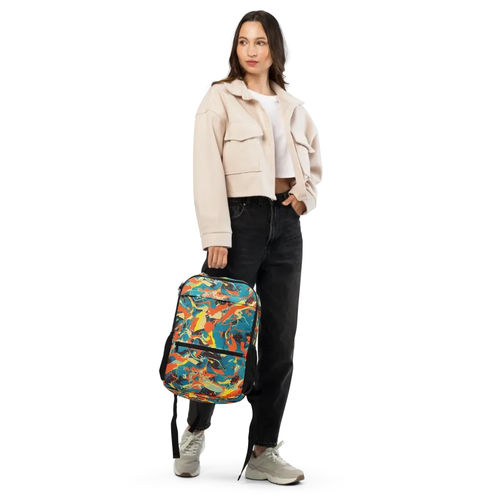 Abstract Tango on Utility Backpack — Front