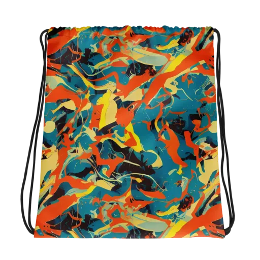Abstract Tango on a Drawstring Bag