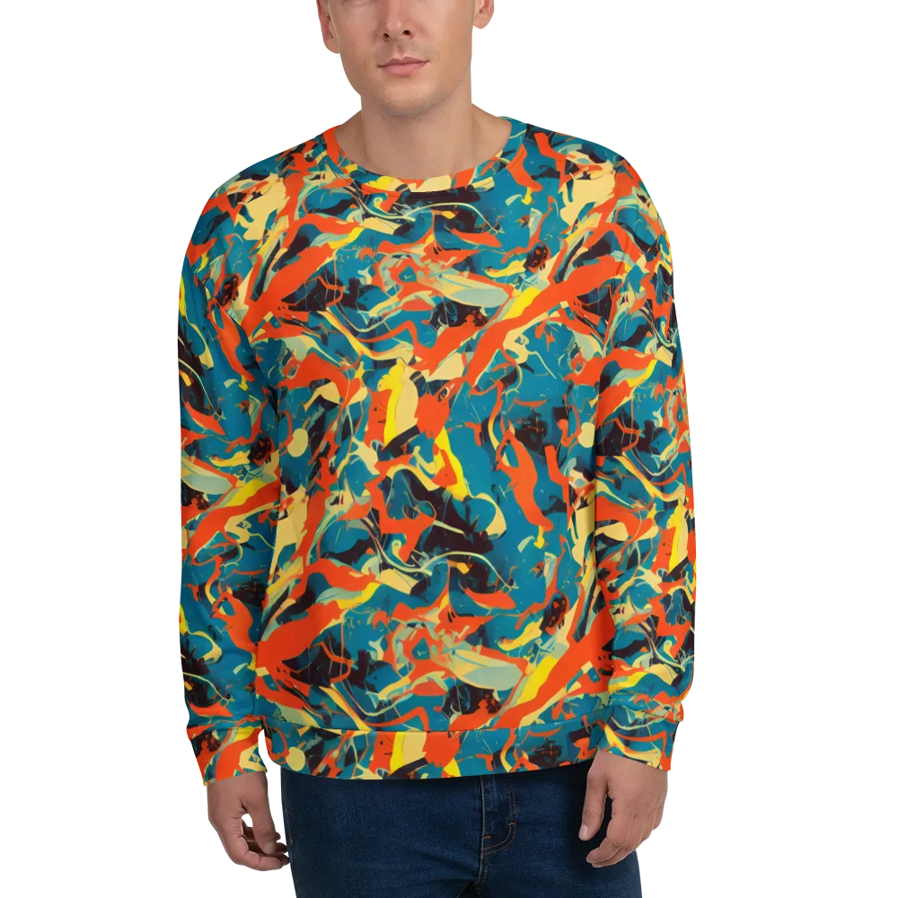 Abstract Tango on Sweatshirt — Front