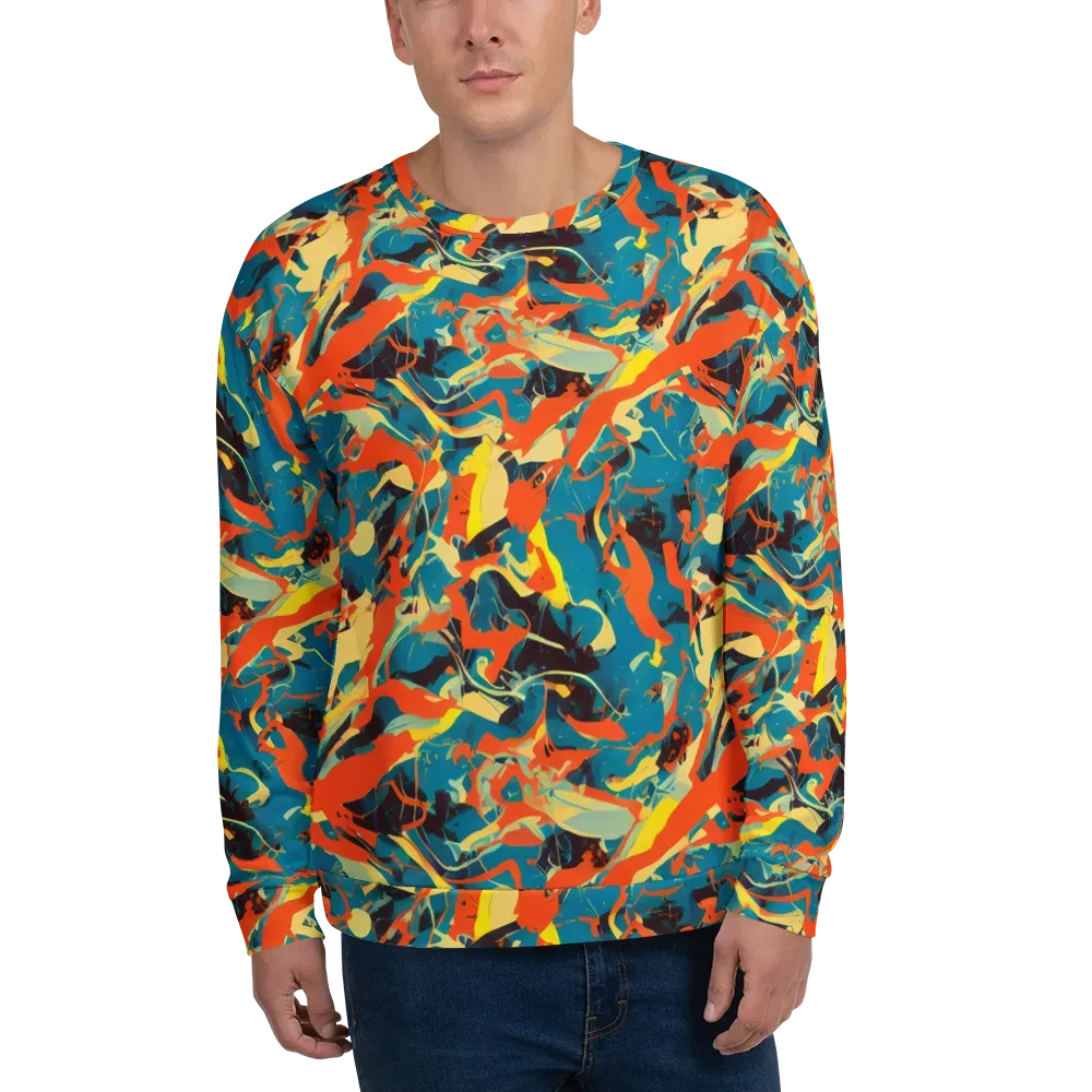 Abstract Tango on Sweatshirt — Front