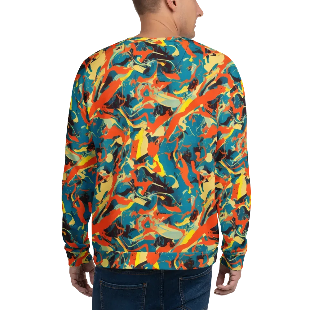 Abstract Tango on Sweatshirt — Back