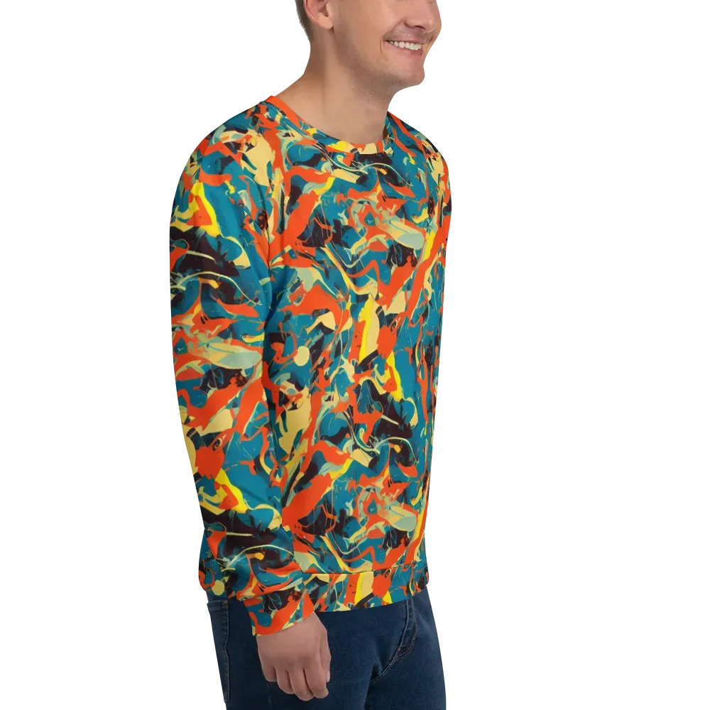 Abstract Tango on Sweatshirt — Right Front