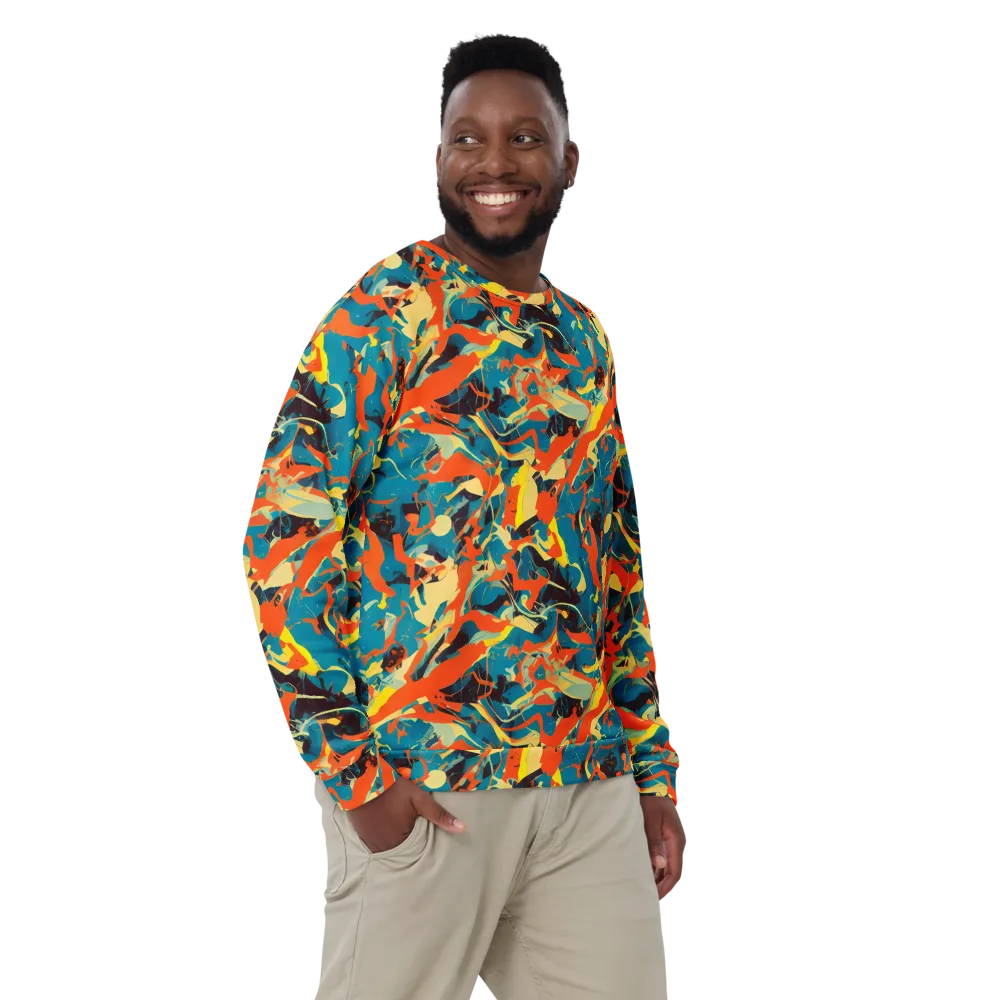 Abstract Tango on Sweatshirt — Front