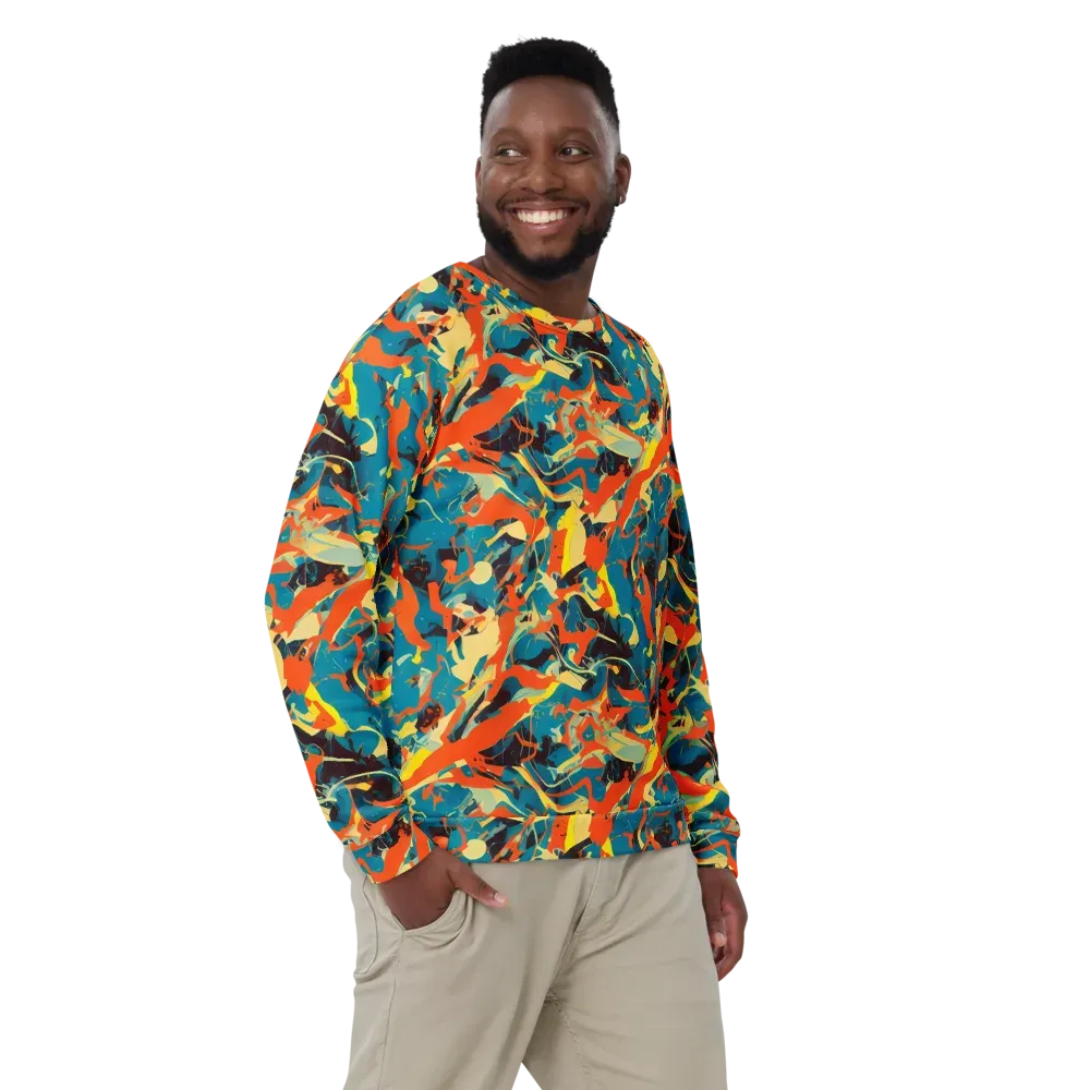 Abstract Tango on Sweatshirt — Front
