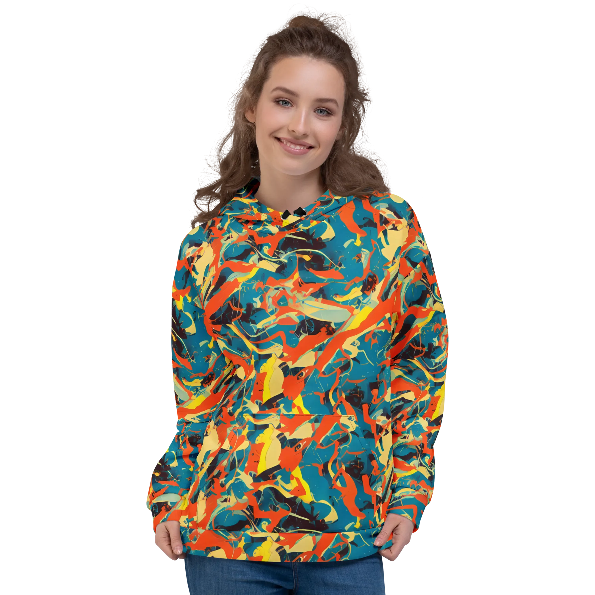Abstract Tango on Hoodie — Front