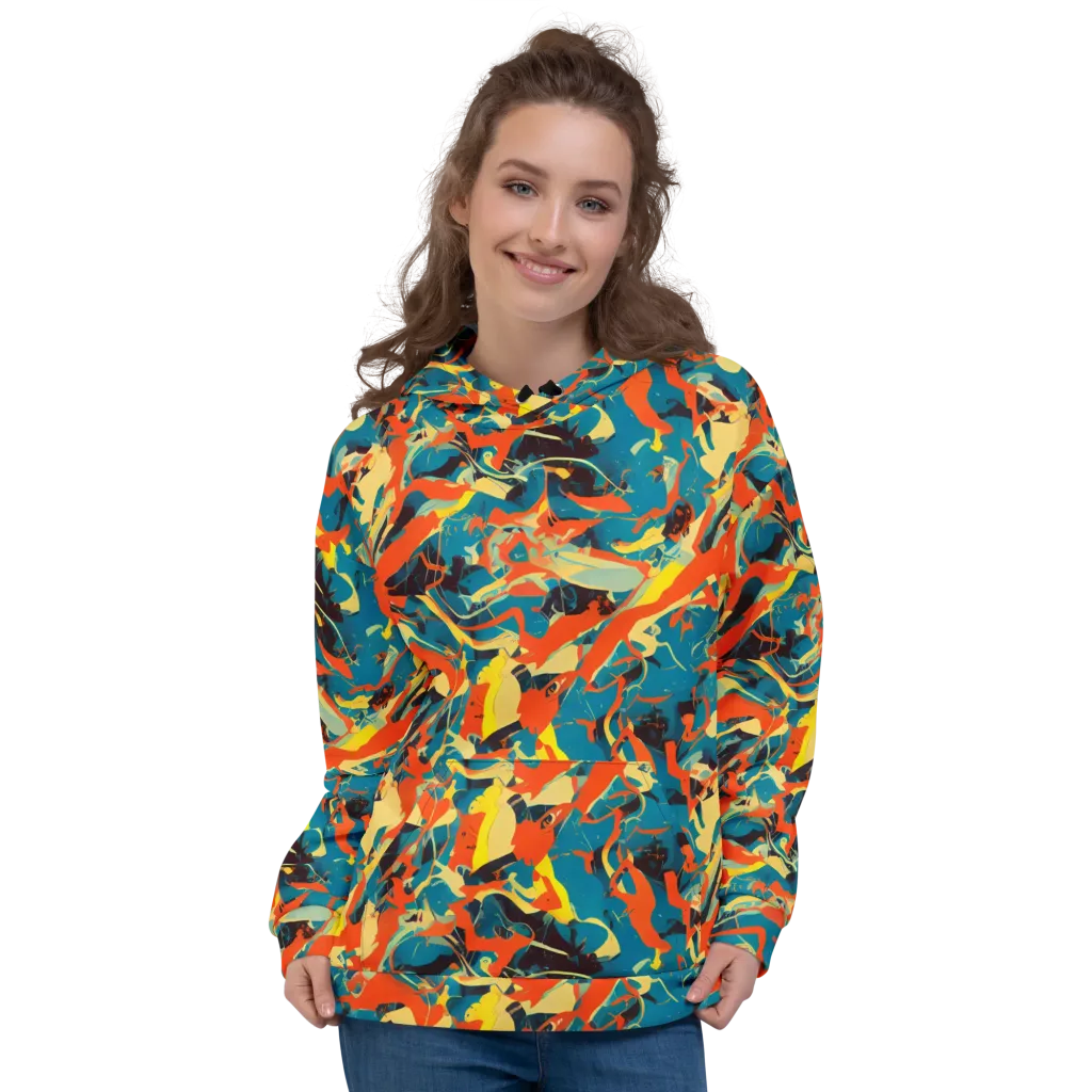 Abstract Tango on Hoodie — Front