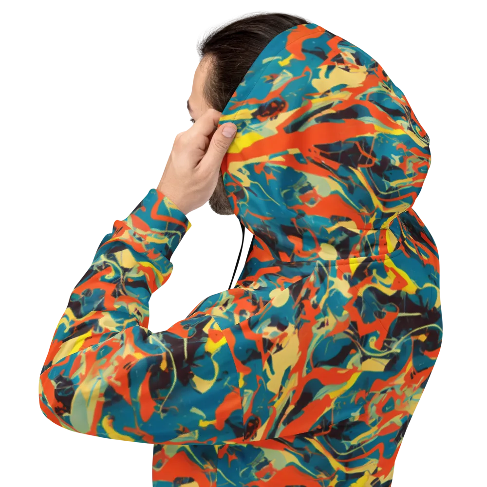 Abstract Tango on Hoodie — Back