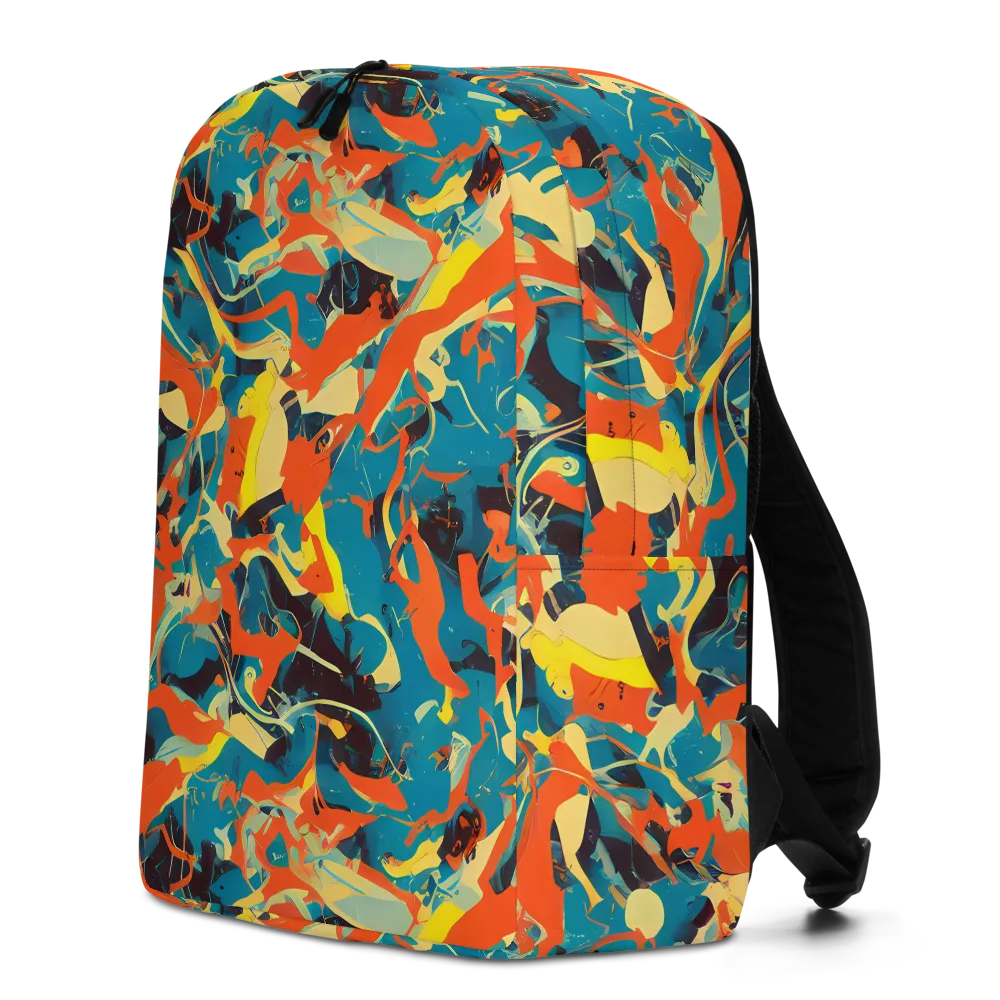 Abstract Tango on Minimalist Backpack — Left