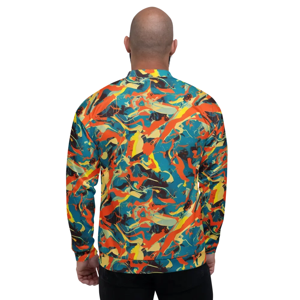 Abstract Tango on Bomber Jacket — Back