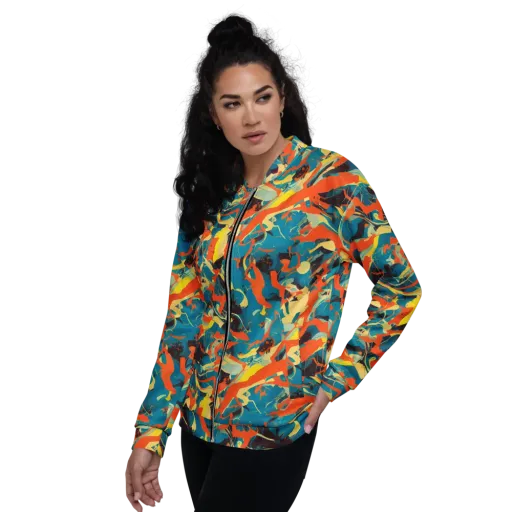 Abstract Tango on a Bomber Jacket