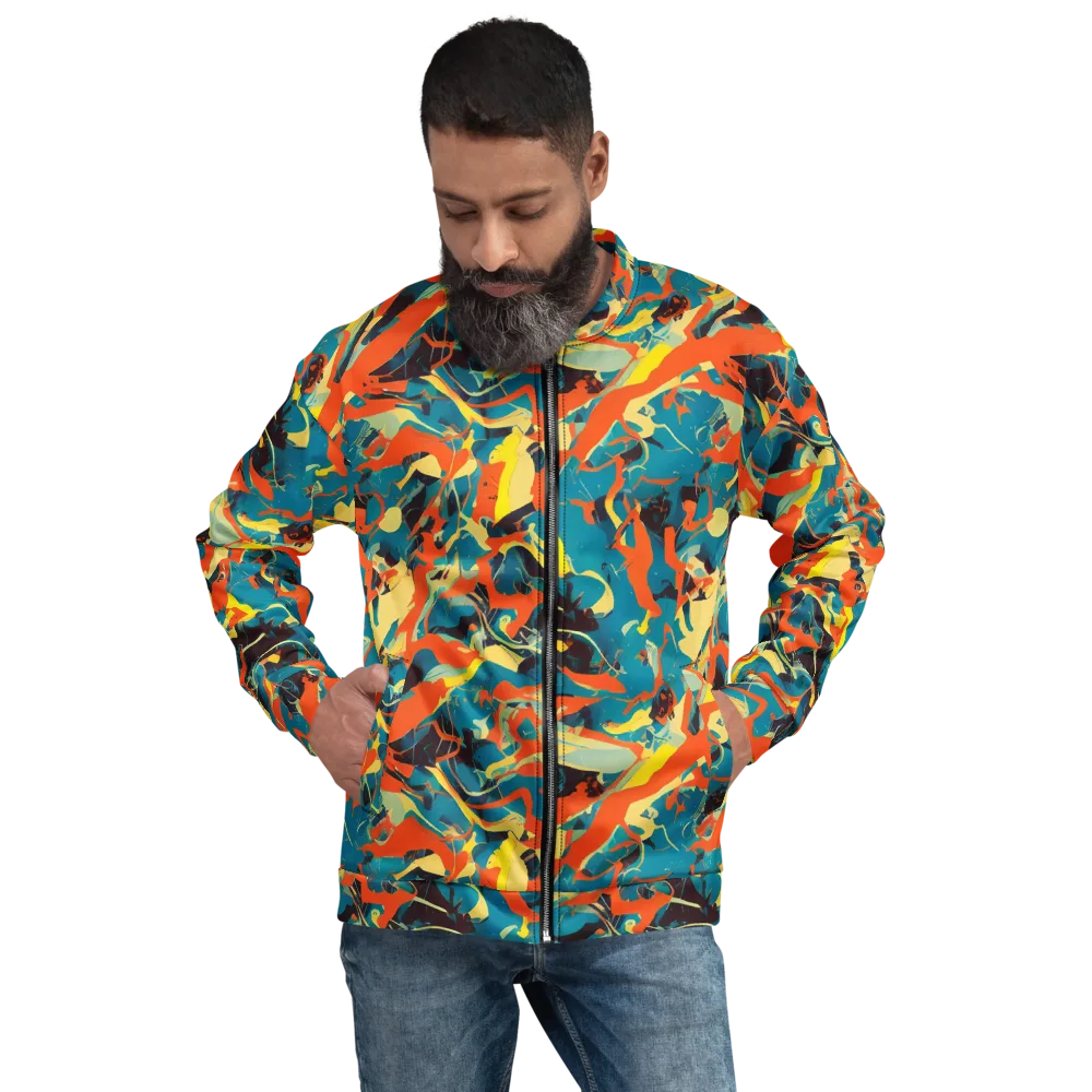 Abstract Tango on Bomber Jacket — Front