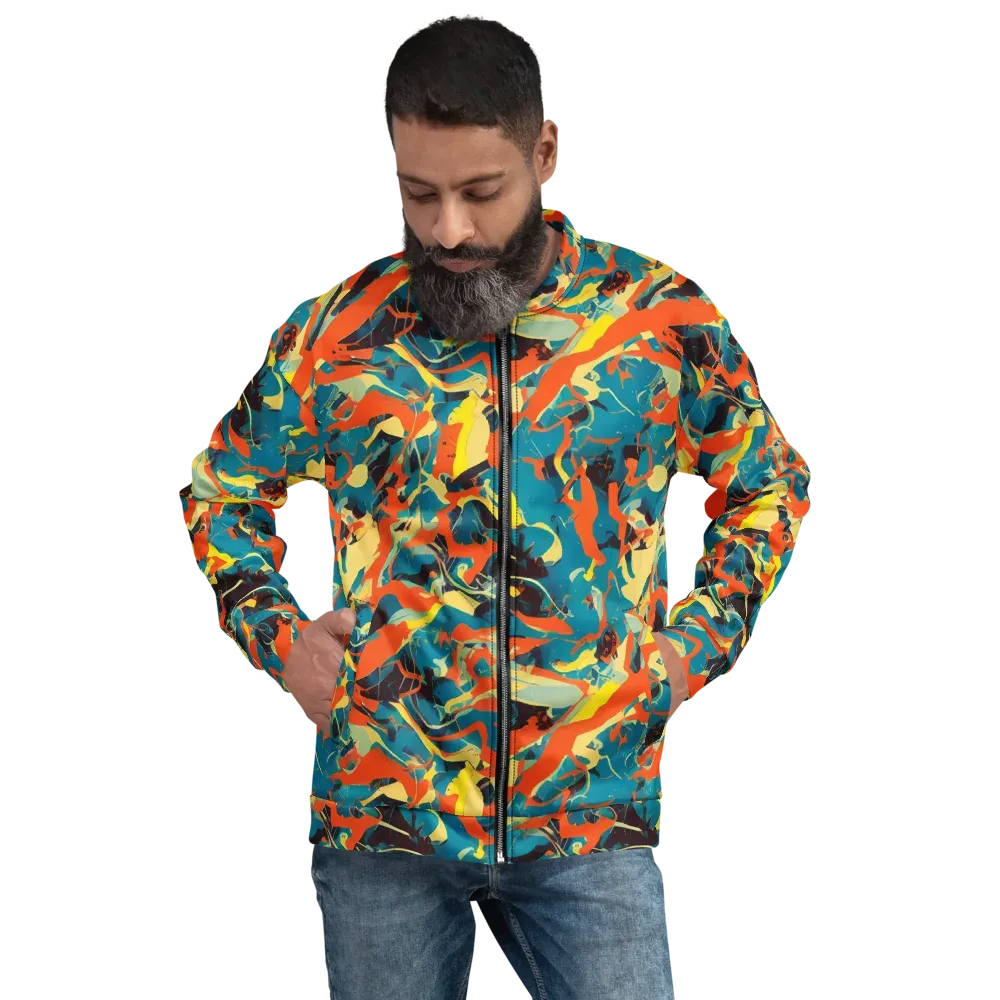 Abstract Tango on Bomber Jacket — Front