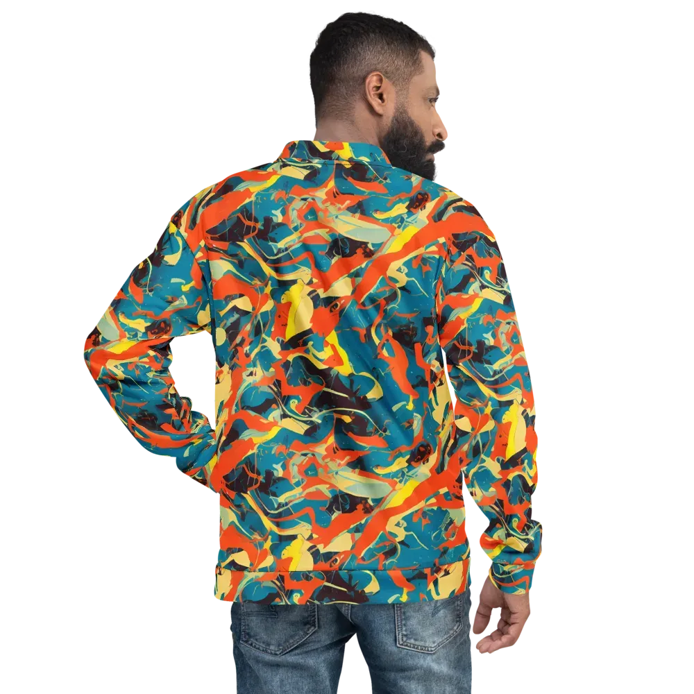 Abstract Tango on Bomber Jacket — Back