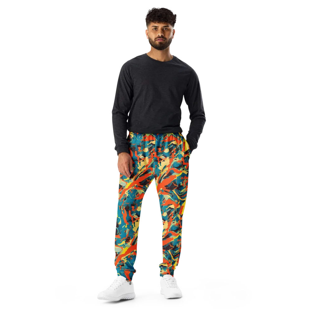 Abstract Tango on Men's Joggers — Front