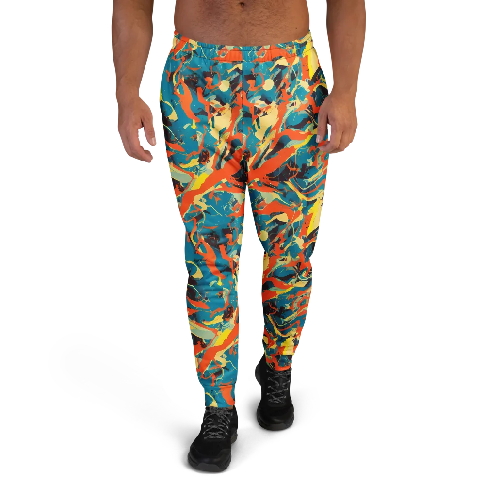 Abstract Tango on Men's Joggers — Front