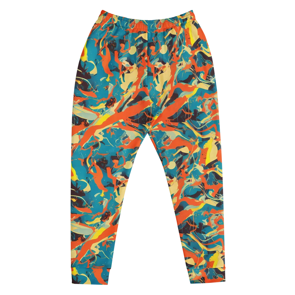 Abstract Tango on Men's Joggers — Front