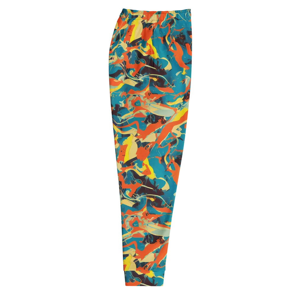 Abstract Tango on Men's Joggers — Right