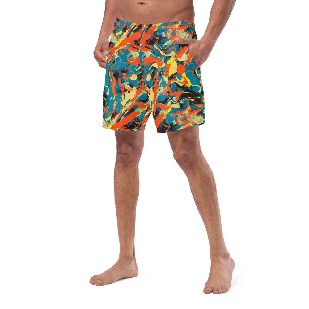 Abstract Tango on Swim Trunks — Left Front