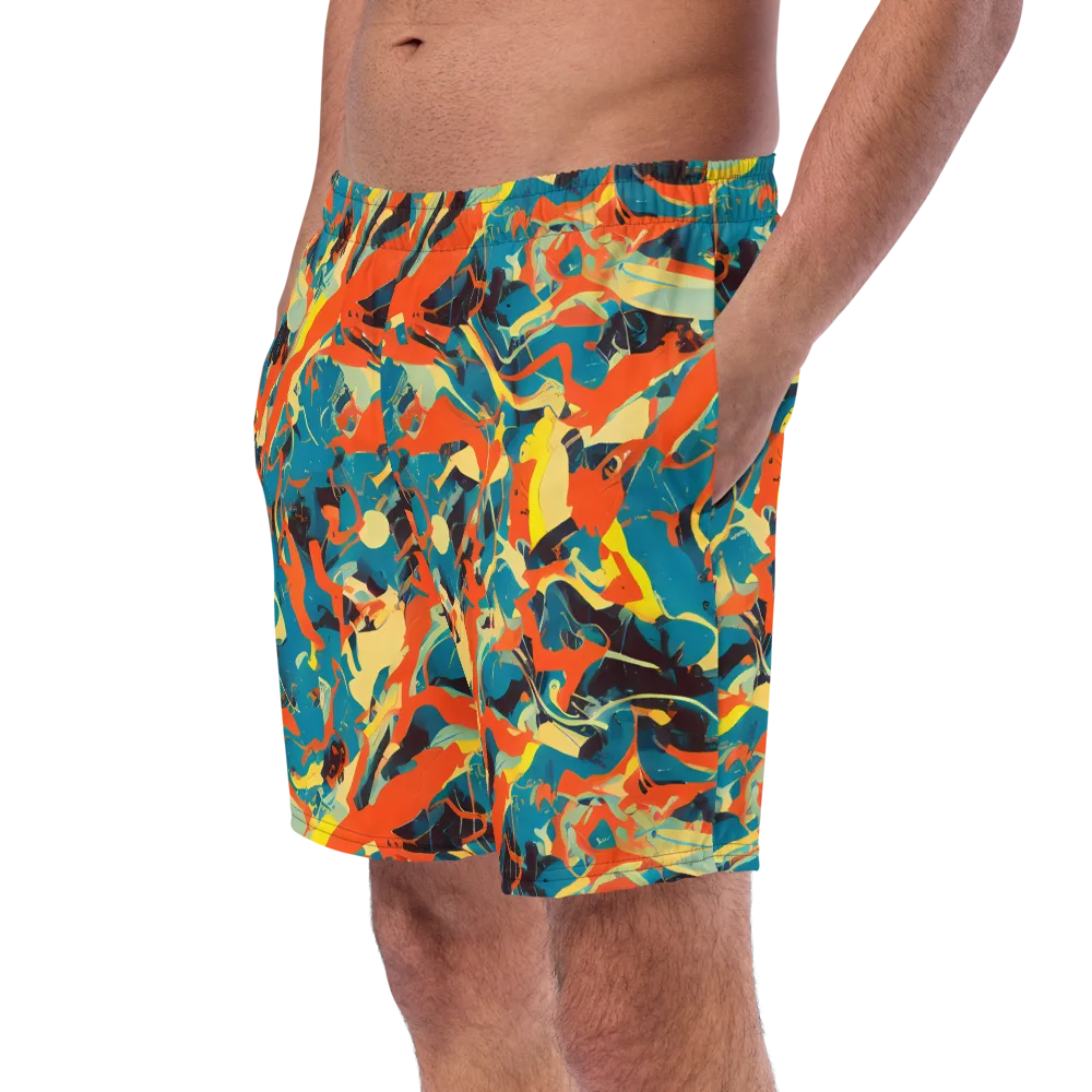 Abstract Tango on Swim Trunks — Left Front