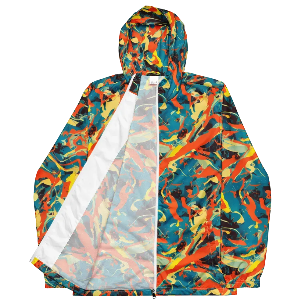 Abstract Tango on Men's Windbreaker — Front