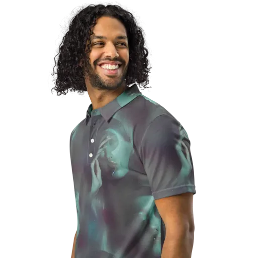 Surreal Dreams on a Men's Slim Fit Polo Shirt