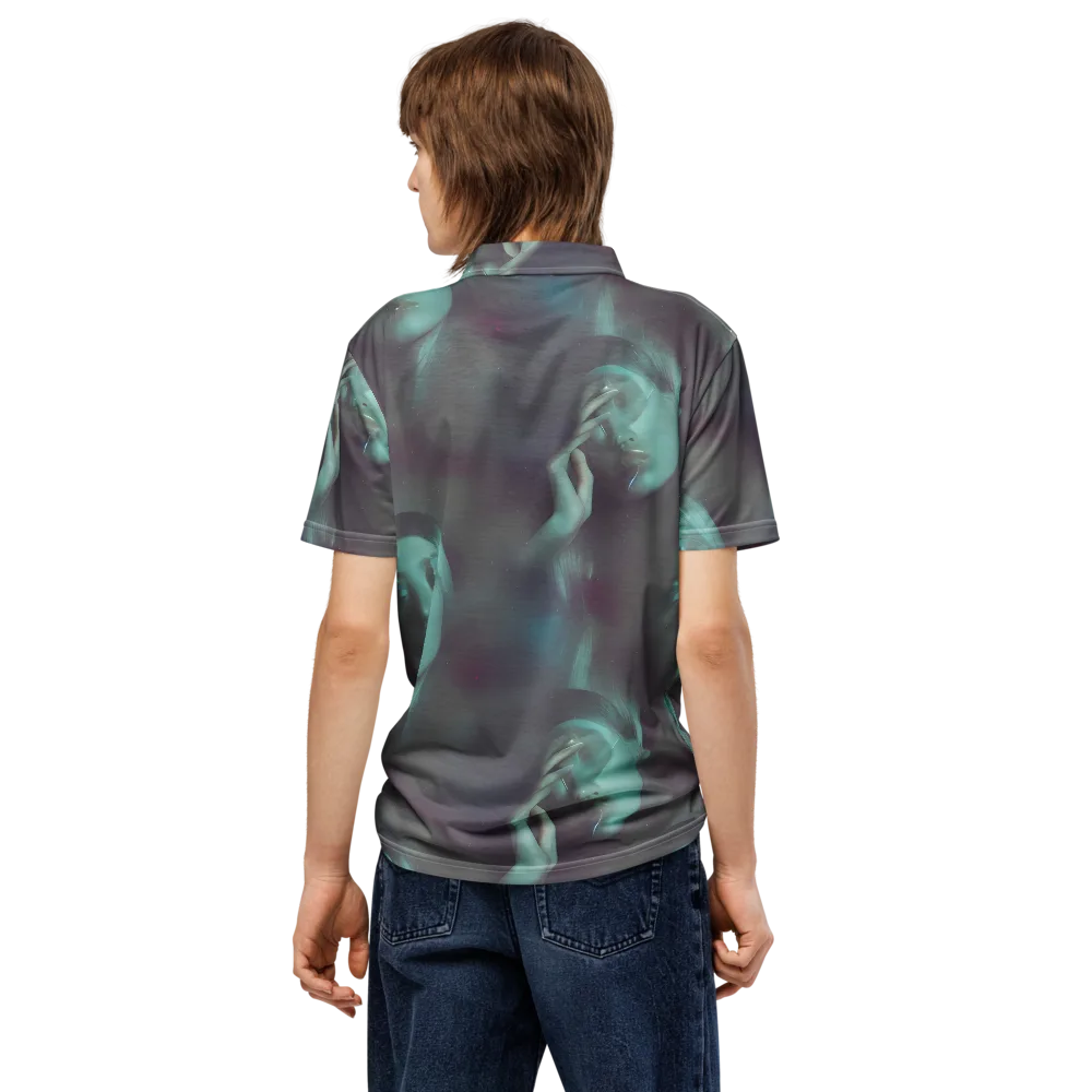 Surreal Dreams on Men's Slim Fit Polo Shirt — Back