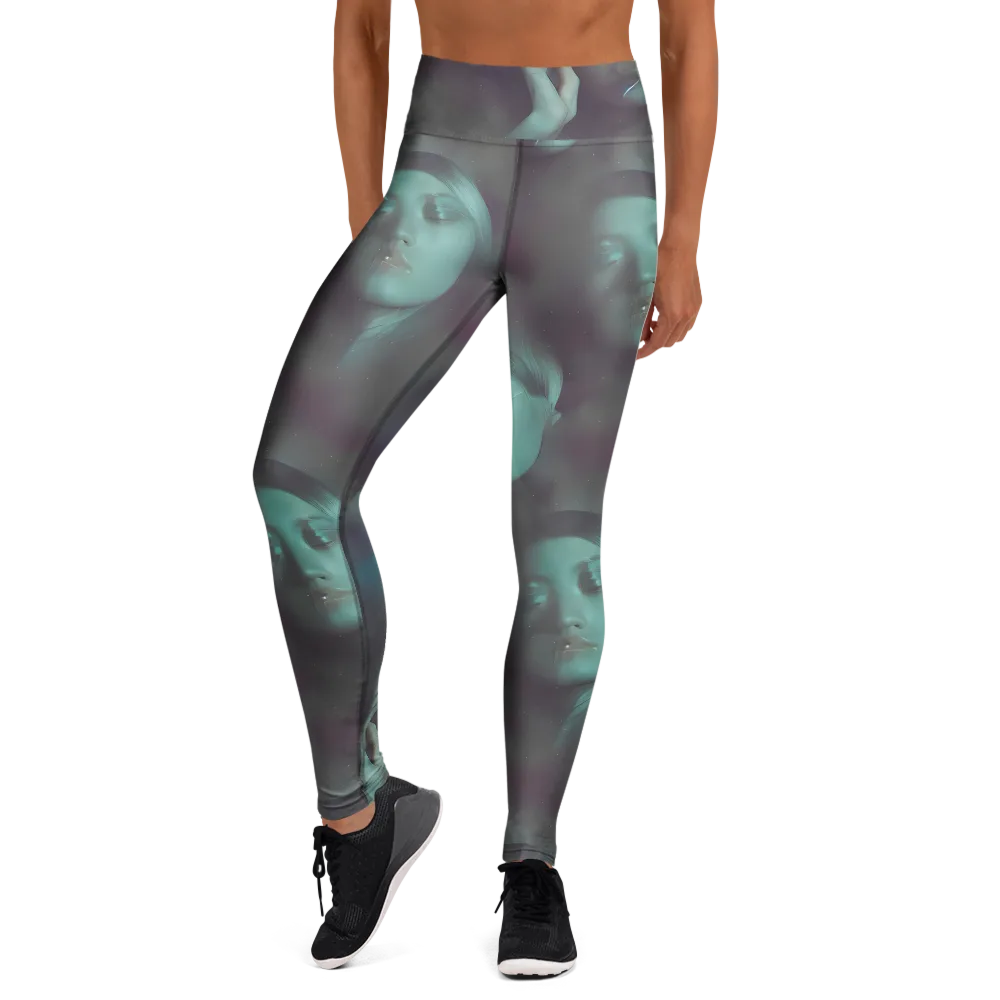 Surreal Dreams on Yoga Leggings — Front