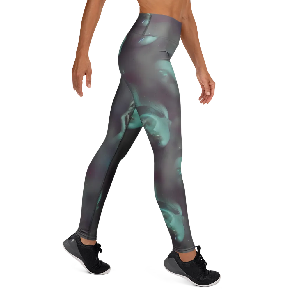 Surreal Dreams on Yoga Leggings — Right