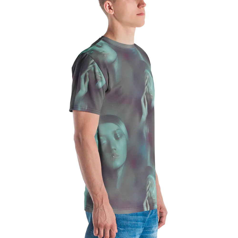 Surreal Dreams on Men's Crew Neck T-Shirt — Right